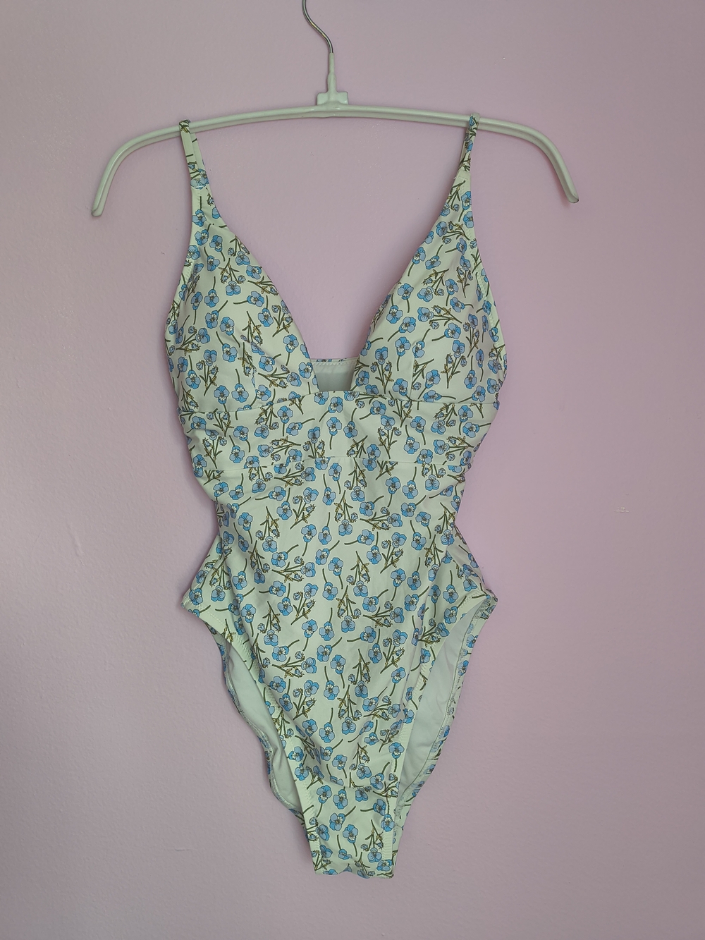 J.Crew x Liberty London "Ros Floral" Plunge One-Piece Swimsuit